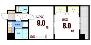 ビリオネアS竹屋【7階】の間取り