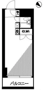 グランドハイツ八丁堀【6階】の間取り