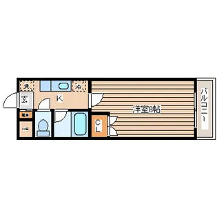 スカイアーク青葉【2階】の間取り