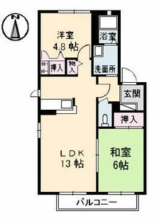ソレイユさえき【1階】の間取り