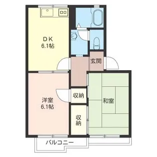 サンシャインプラザ【2階】の間取り