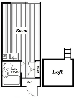 カルタス21日吉【1階】の間取り