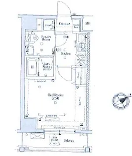 AXAS新江古田Sta.【5階】の間取り
