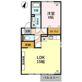 オーリジエール【1階】の間取り
