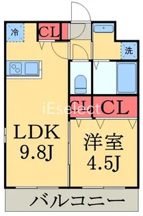 アウル【3階】の間取り