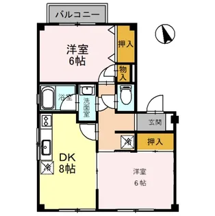 ルミナス【1階】の間取り