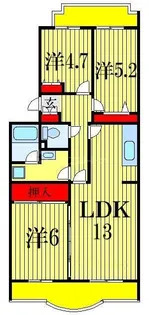 キャロットミノル【1階】の間取り