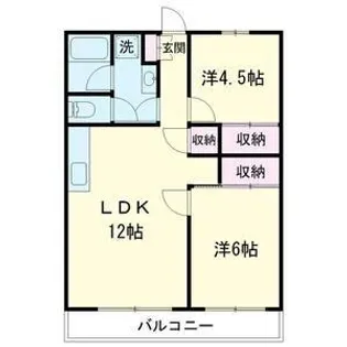 ベルウッド【3階】の間取り