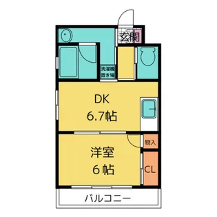オーシャンS【3階】の間取り