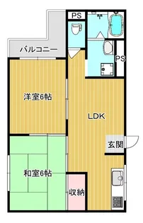 クリエーションエム【2階】の間取り