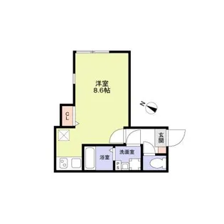 ティーグル矢口渡【3階】の間取り