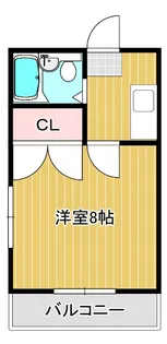 ハイツ中山【2階】の間取り