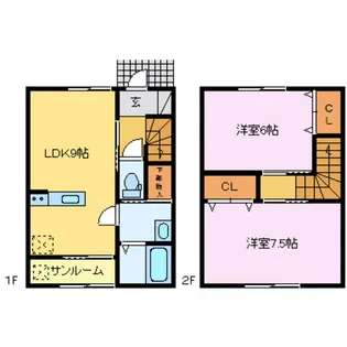 グランメゾン内免【1階】の間取り