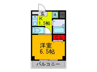シャルム俊徳【2階】の間取り