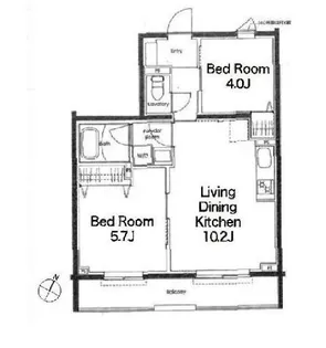 ソサエティ池上【2階】の間取り