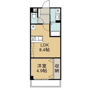 umi no mori【3階】の間取り