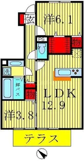 プランドール【1階】の間取り