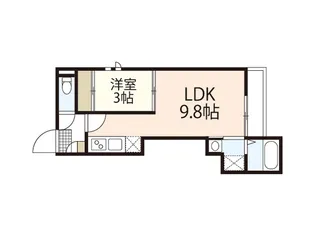 GRANDTIC 旭園【1階】の間取り