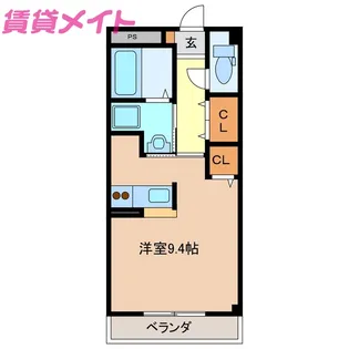 WJガーデン亀山【3階】の間取り