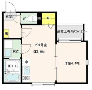 (仮称)足立四丁目7 Designers DiiRA【2階】の間取り