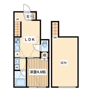 リースティン【1階】の間取り