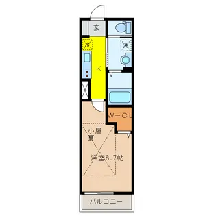 Schlosse Fuji VIII【2階】の間取り