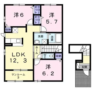 リーオ・アルデーアIII【2階】の間取り