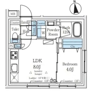 CREALpremier笹塚【1階】の間取り