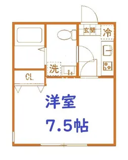 レクソンコート【1階】の間取り