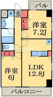 サンパティーク【6階】の間取り
