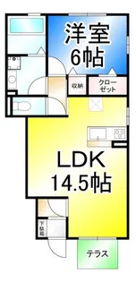 セジュール 杏(ann)【1階】の間取り