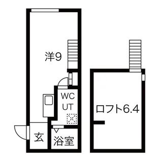 メゾン・ド・ルポ【1階】の間取り