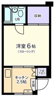 上野の森リリエンハイム【1階】の間取り