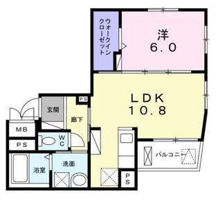 フィオーレ静 吉敷町【3階】の間取り