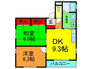 コウリヒルズ【3階】の間取り