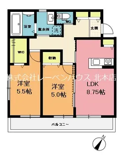 WITH(ウィズ)【3階】の間取り