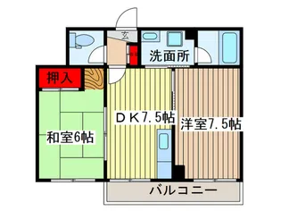 CHATEAU ASAI【1階】の間取り