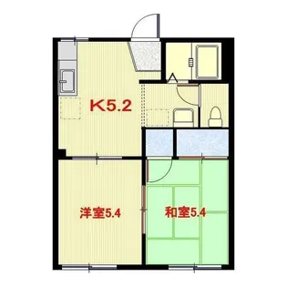 ボナールII【2階】の間取り