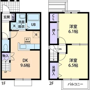 フォーリア Aの間取り