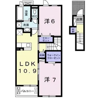 ステラ II【2階】の間取り