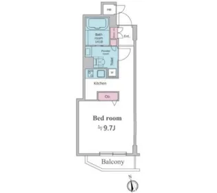 レオーネ方南町【1階】の間取り