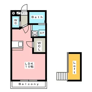 エレガンテ【2階】の間取り