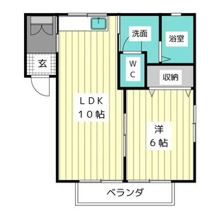 でぃあす高針台【2階】の間取り