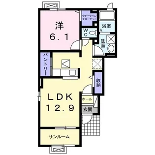 アナザースカイ【1階】の間取り