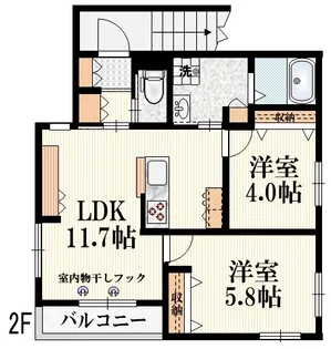 カーサ西国分寺【2階】の間取り