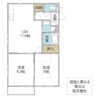 サウザンコート【2階】の間取り
