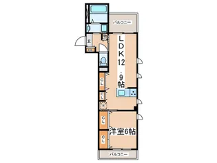 クレシェンド横浜【3階】の間取り