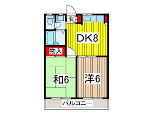 大成マンション【3階】の間取り