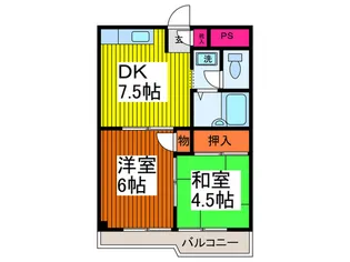 ル.ブランシェ【3階】の間取り