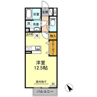 WHITE ROOM曙【2階】の間取り